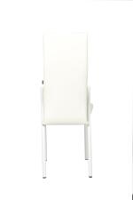 Стул ВВР Прага белый/белый, экокожа