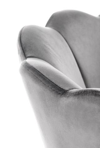 Стул барный HALMAR H106 серый/черный/золотой