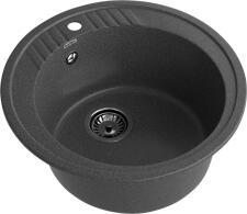 Кухонная мойка GRANFEST RONDO R-520 графит