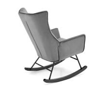 Кресло-качалка HALMAR BAZALTO серый