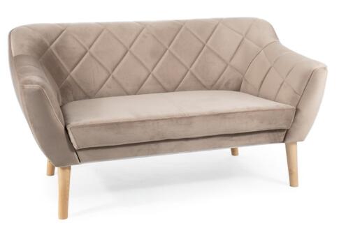 Диван SIGNAL KARO 2 Velvet Bluvel 40 темно-бежевый/бук Диван SIGNAL KARO 2 Velvet Bluvel 40 темно-бежевый/бук