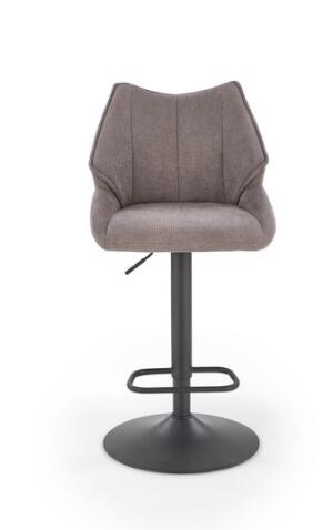Стул барный HALMAR H122 серый/черный