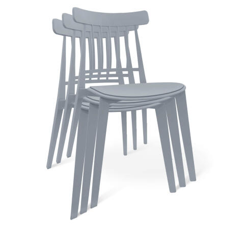 Стул Sheffilton SHT-S108-P артикул СТ-616 серый/серый