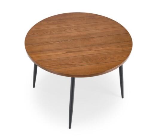 Стол обеденный HALMAR BARRY орех/черный 105