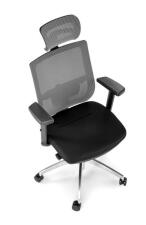 Кресло компьютерное HALMAR ADMIRAL черный/серый