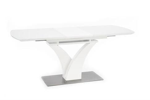 Стол обеденный HALMAR PALERMO белый мат/белый мат 140-180/80