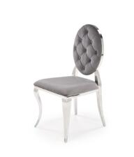 Стул HALMAR K555 серый/серебряный