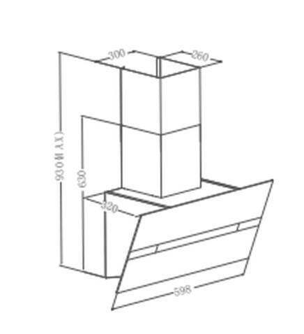 Вытяжка кухонная MEFERI AIRBOX60WH COMFORT PLUS