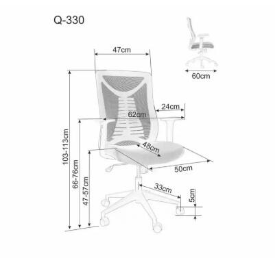 Кресло компьютерное SIGNAL Q-330R черный