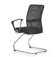 Кресло компьютерное HALMAR VIRE SKID черный/хром Кресло компьютерное HALMAR VIRE SKID черный/хром