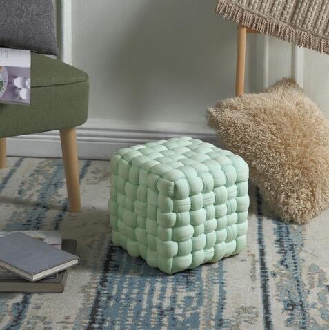 Пуф HALMAR RUBIK светло-зеленый