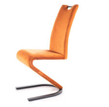 Стул SIGNAL H090 Velvet Bluvel 4215 корица/черный