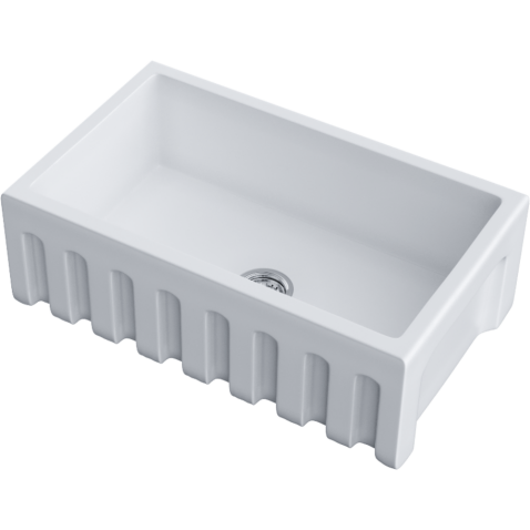 Кухонная мойка из керамики Omoikiri Mikura 76-WH Natceramic/белый