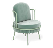 Кресло Sheffilton SHT-AMS123 нежная мята/мятный