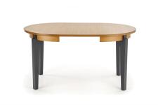 Стол обеденный HALMAR SORBUS дуб медовый/графит 100-200/100