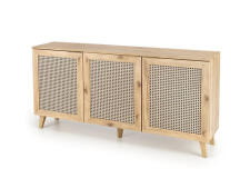 Комод HALMAR BORNEO KM-1 дуб артизан/черный