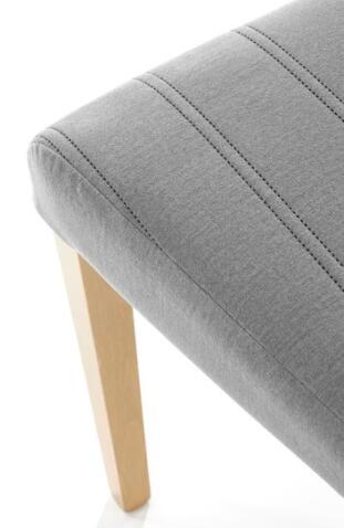 Стул HALMAR DIEGO 3 Monolith 85 серый/дуб медовый