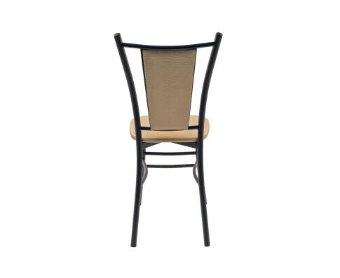 Стул ВВР Марсель Бежевый Крокодил/черный, экокожа