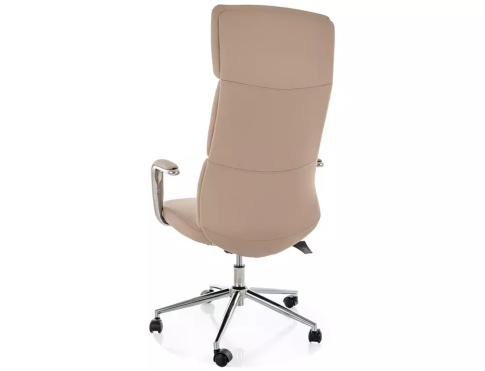 Кресло компьютерное SIGNAL Q-03 бежевый/хром