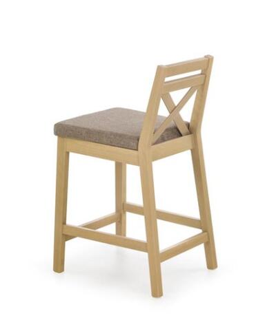 Стул барный HALMAR BORYS LOW дуб сонома/ INARI 23