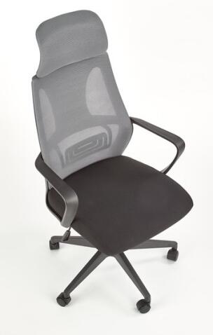 Кресло компьютерное HALMAR VALDEZ черный/серый