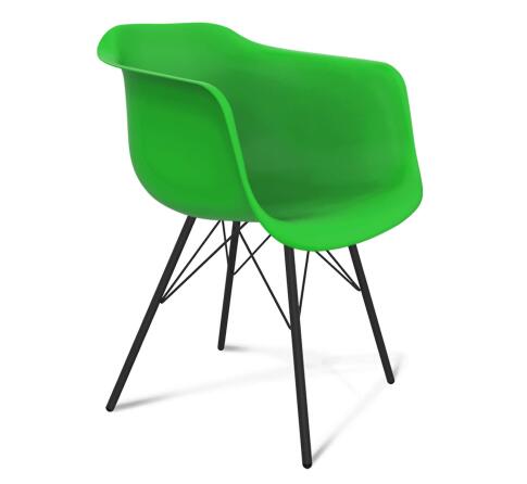 Стул Sheffilton SHT-ST31/S37 зеленый/черный муар