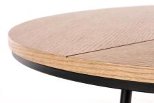 Стол журнальный HALMAR KARIDA дуб натуральный/черный, 80/41
