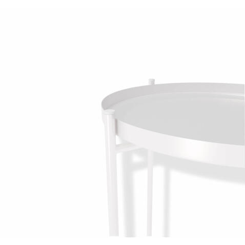 Стол журнальный Sheffilton SHT-CT8 артикул Сж-97 белый муар