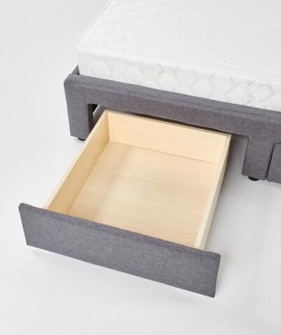 Кровать HALMAR BETINA серый, 160/200