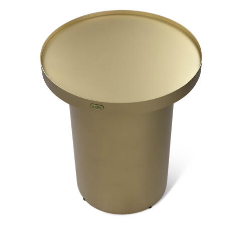 Столик прикроватный Sheffilton SHT-СТ21-2  желтое золото