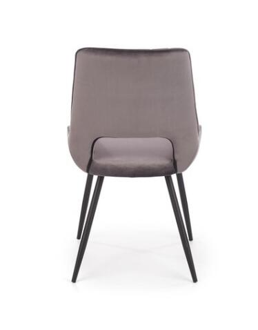 Стул HALMAR K404 серый/черный