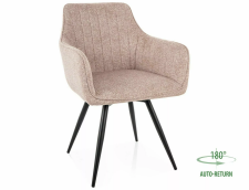 Стул SIGNAL BALLO Leo 26 бежевый/черный, поворотный