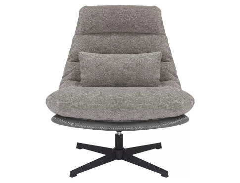 Кресло SIGNAL FELICIA Raven 07 серый/серый/черный мат