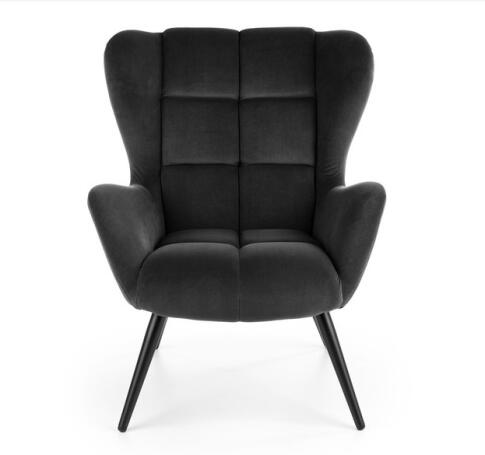 Кресло HALMAR TYRION черный/черный