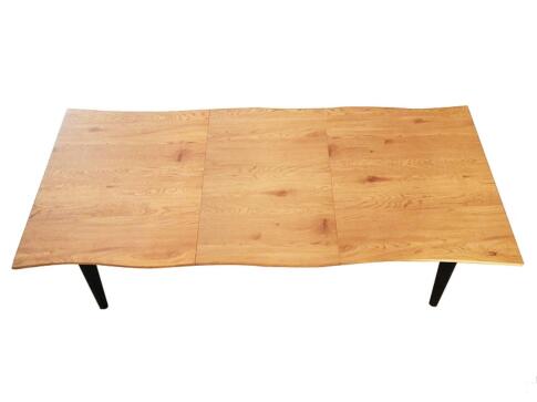 Стол обеденный SIGNAL FRESNO дуб/черный 120-180/80