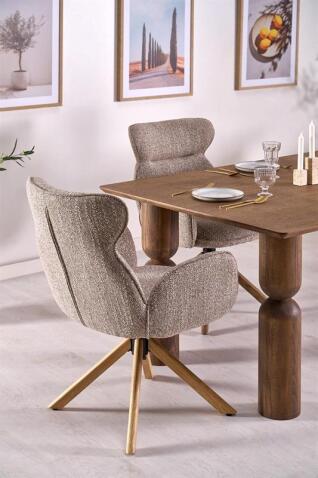 Стол обеденный HALMAR MELTON орех светлый/орех светлый 200-300/101