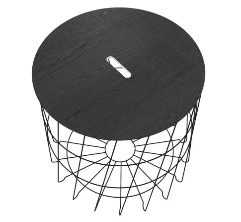 Стол журнальный Sheffilton SHT-CT41 сонора/черный муар