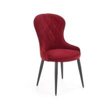 Стул HALMAR K366 бордовый/черный