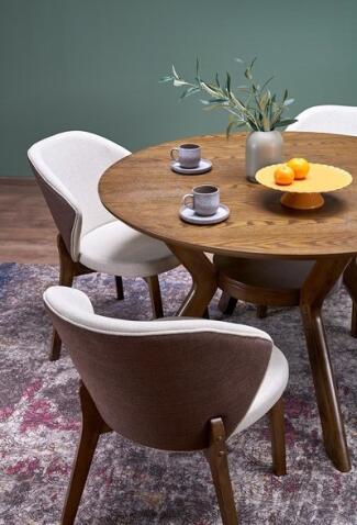 Стол обеденный HALMAR RUPERT орех/орех 120