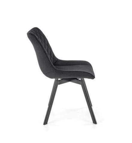 Стул HALMAR K520 черный/черный, поворотный