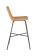 Стул барный HALMAR H97 натуральный/черный