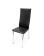 Стул ВВР Версаль черный/хром, экокожа