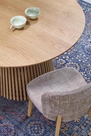 Стол обеденный HALMAR FARGO натуральный/натуральный 120-210/120