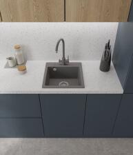 Кухонная мойка GRANFEST URBAN UR-245 темно-серый