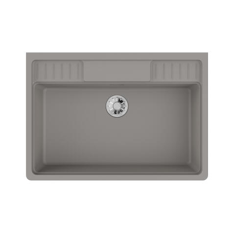 Кухонная мойка Omoikiri Kinokawa 90-GR Artceramic/leningrad grey