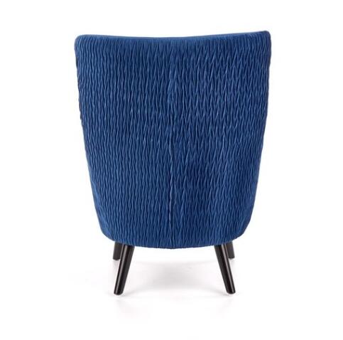 Кресло HALMAR RAVEL темно-синий/черный