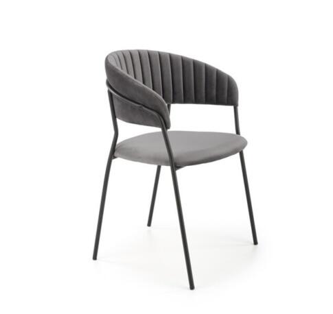 Стул HALMAR K426 серый/черный