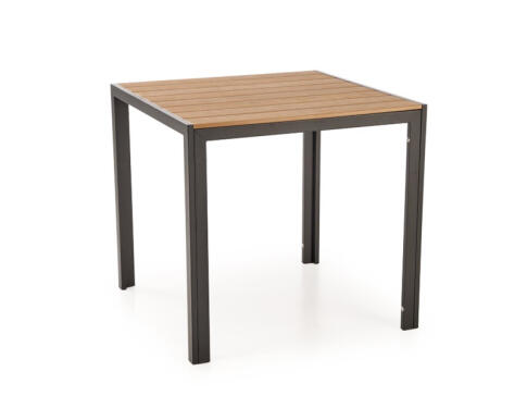 Стол обеденный HALMAR FIERRO K коричневый/черный