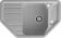 Кухонная мойка GRANFEST CORNER C-800E серый