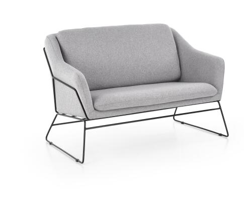 Софа HALMAR SOFT 2 XL серый/черный